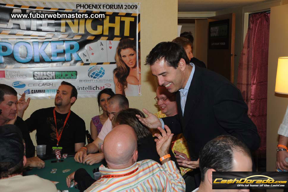 Suite Parties, Late Night Poker & Breakfast     