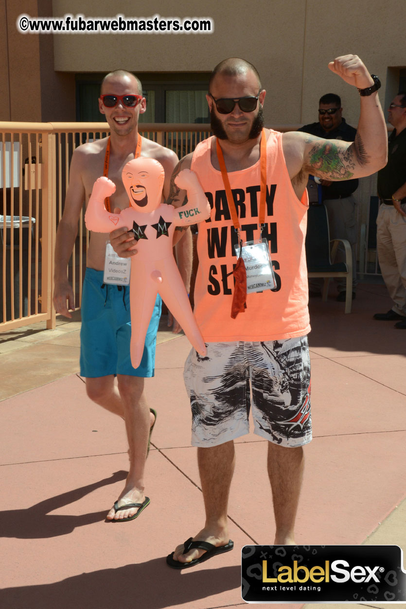 Poolside at the Forum