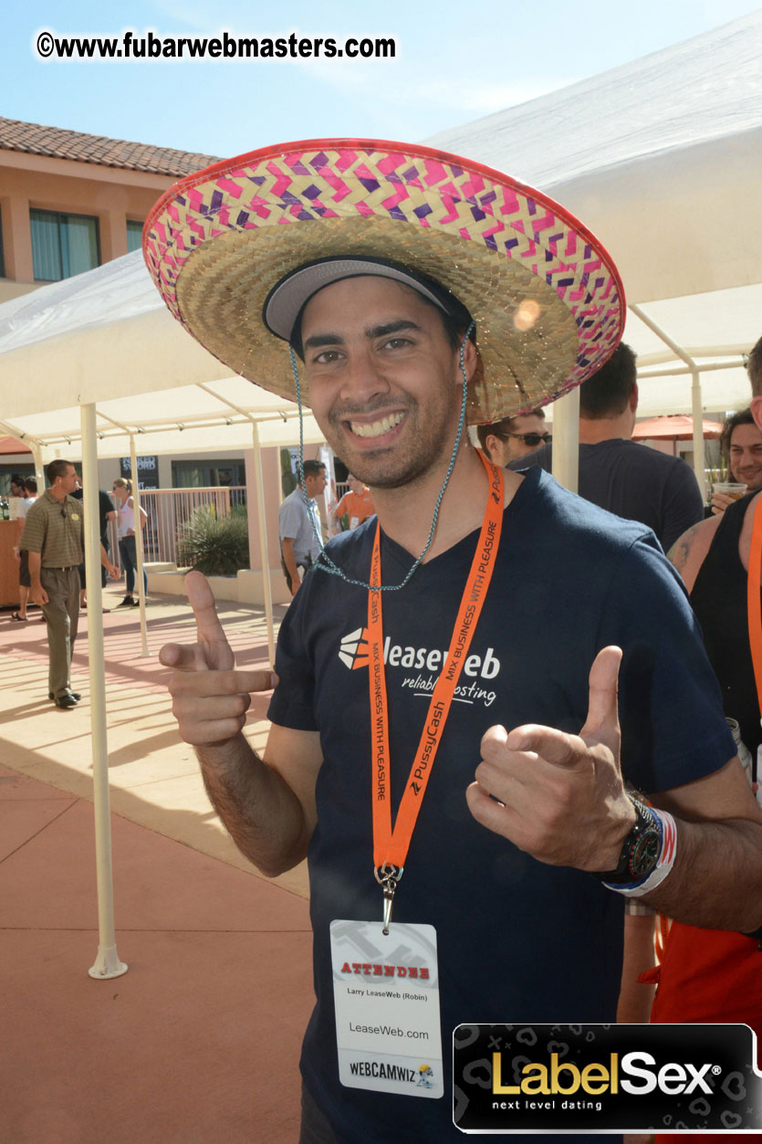 Poolside at the Forum