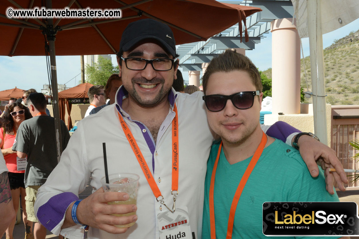 Poolside at the Forum