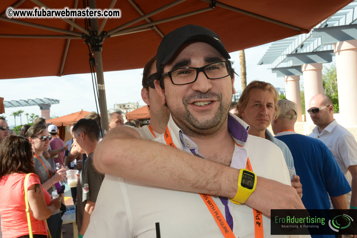 Poolside at the Forum