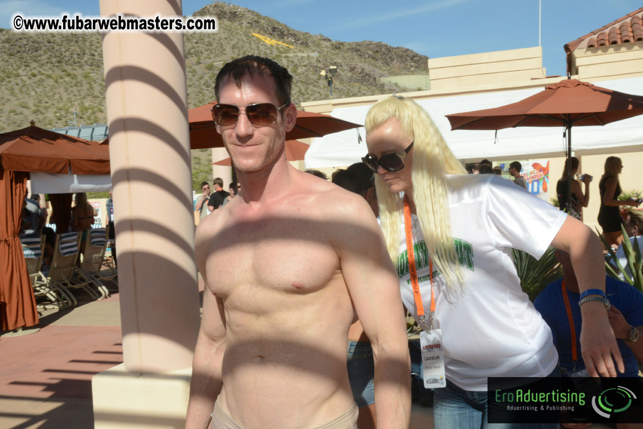 Poolside at the Forum