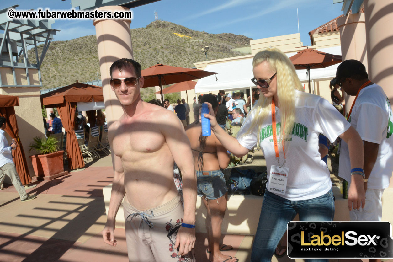 Poolside at the Forum