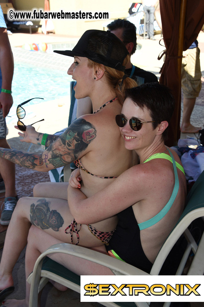 Beer Pong by the Poolside