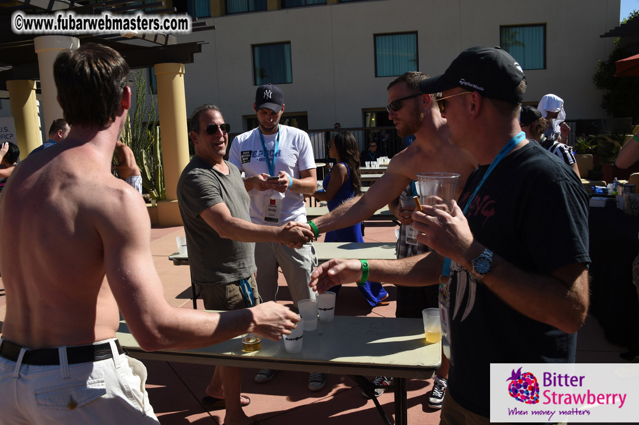 Beer Pong by the Poolside