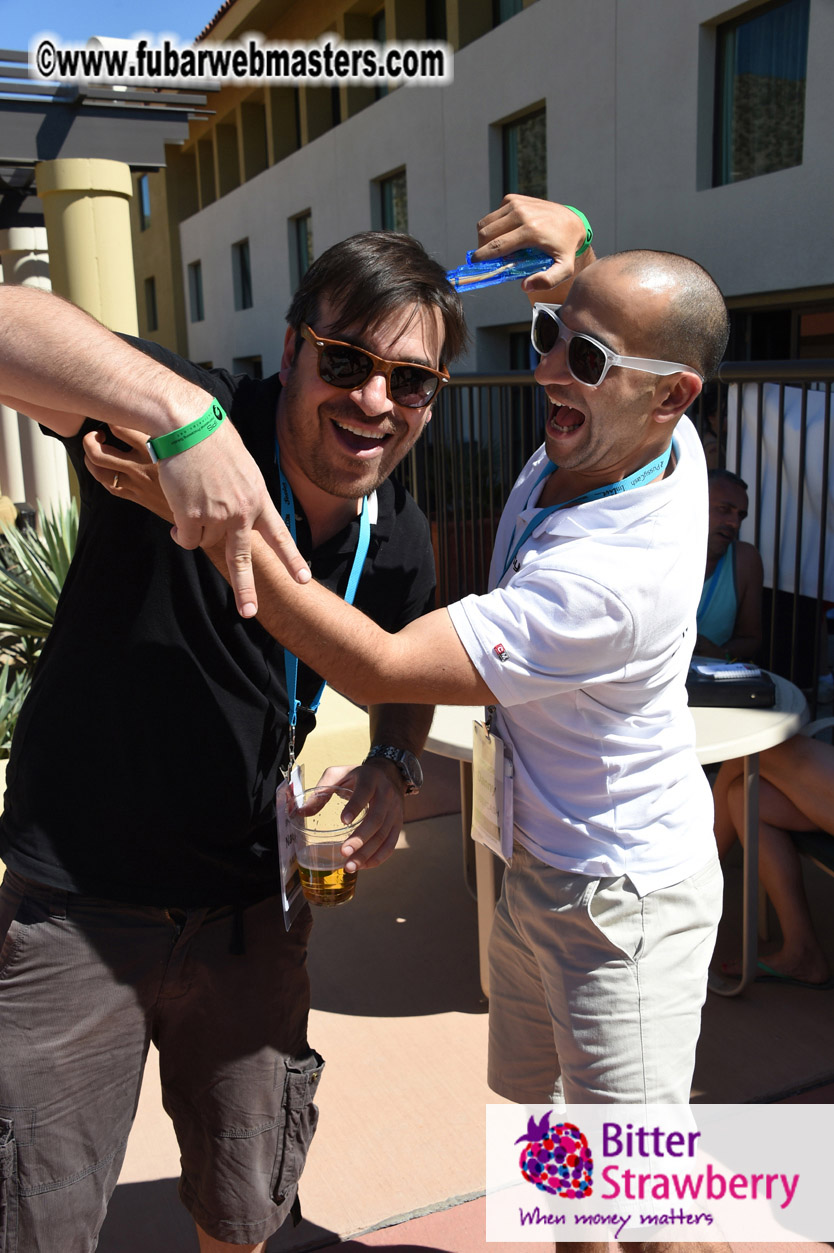 Beer Pong by the Poolside