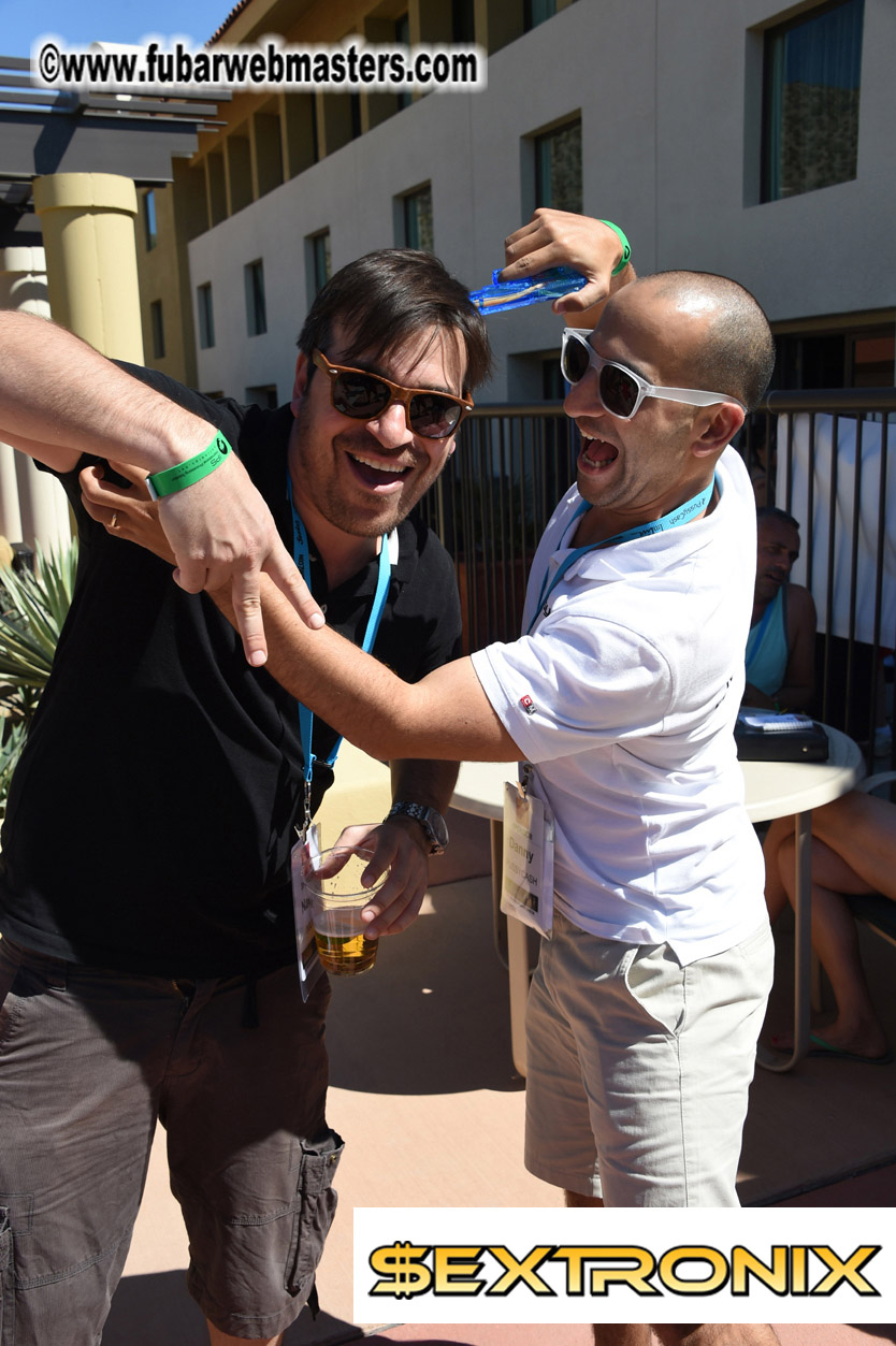 Beer Pong by the Poolside