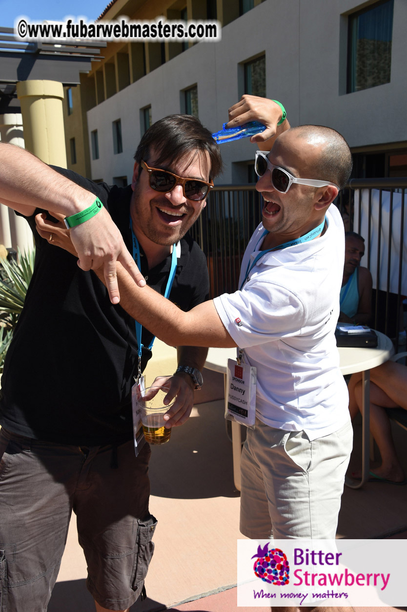 Beer Pong by the Poolside