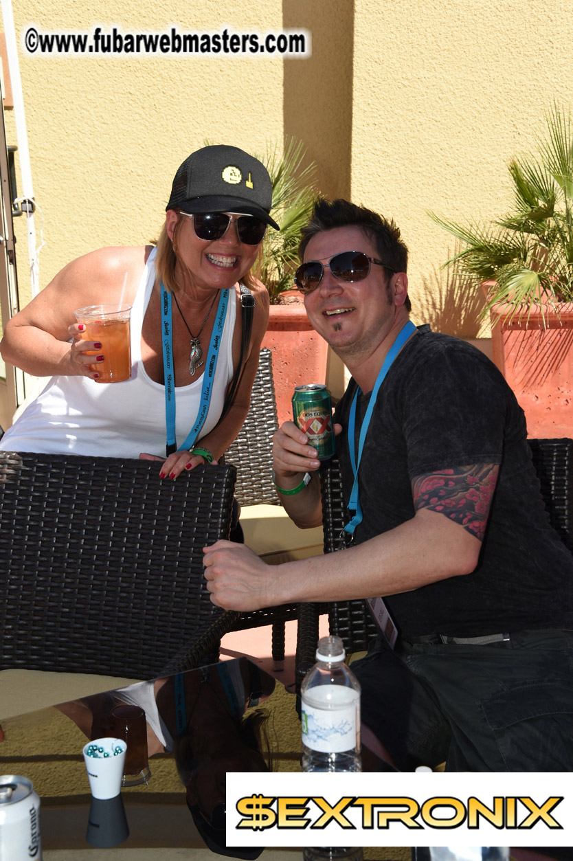 Beer Pong by the Poolside