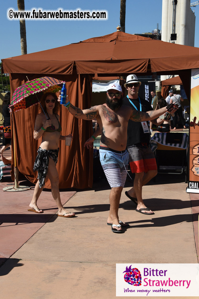 Beer Pong by the Poolside