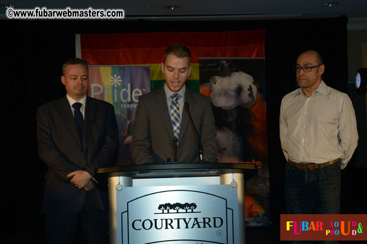 Official 2013 Pride Toronto Launch Party