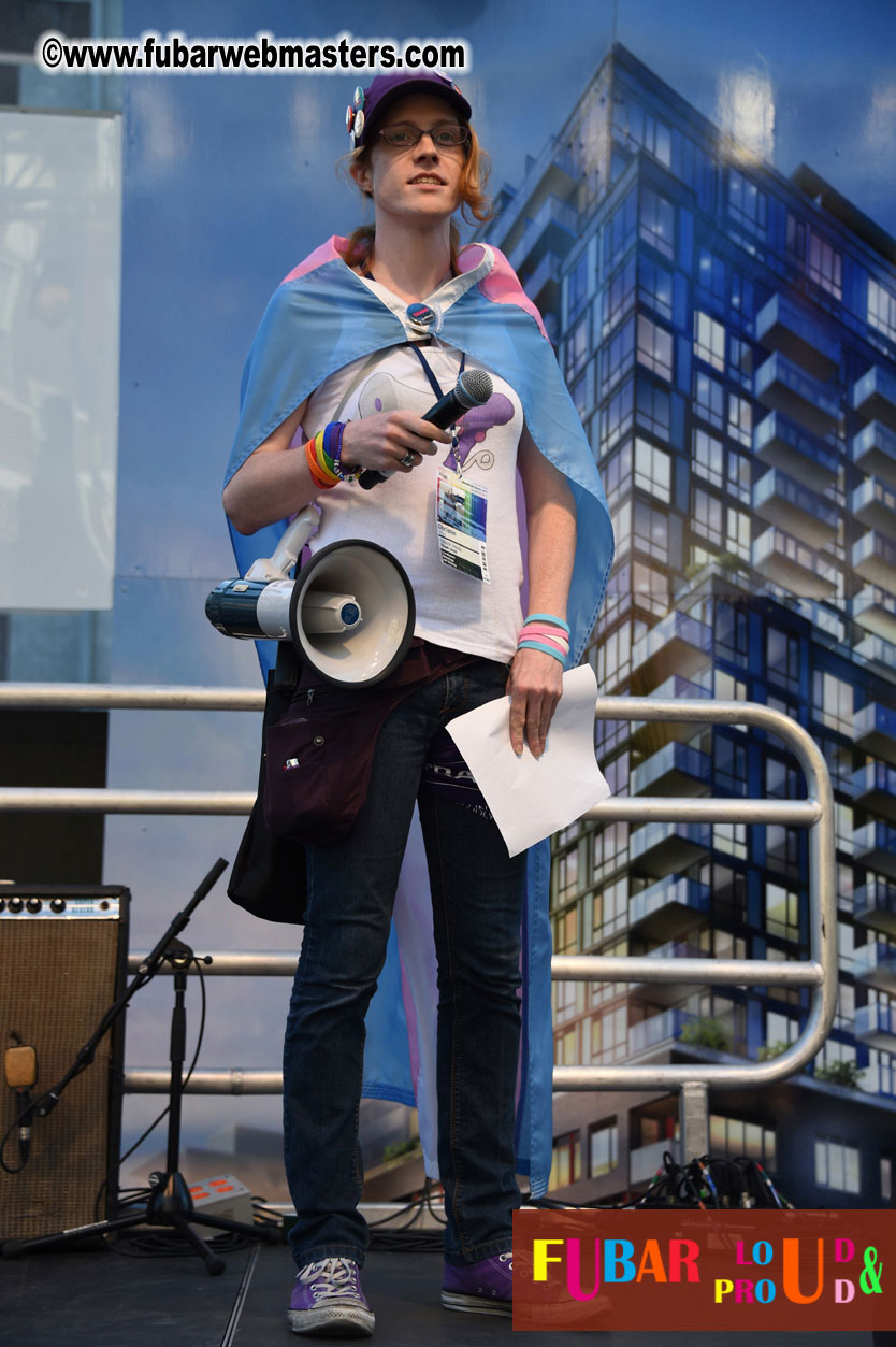 Annual Trans* Pride March