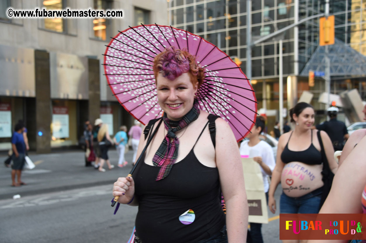 Annual Trans* Pride March