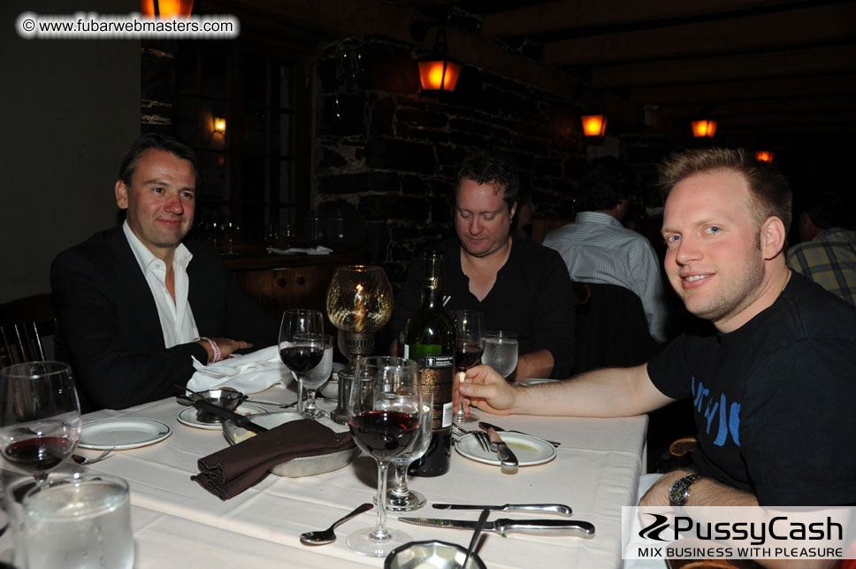 Various private dinners at Gibbys