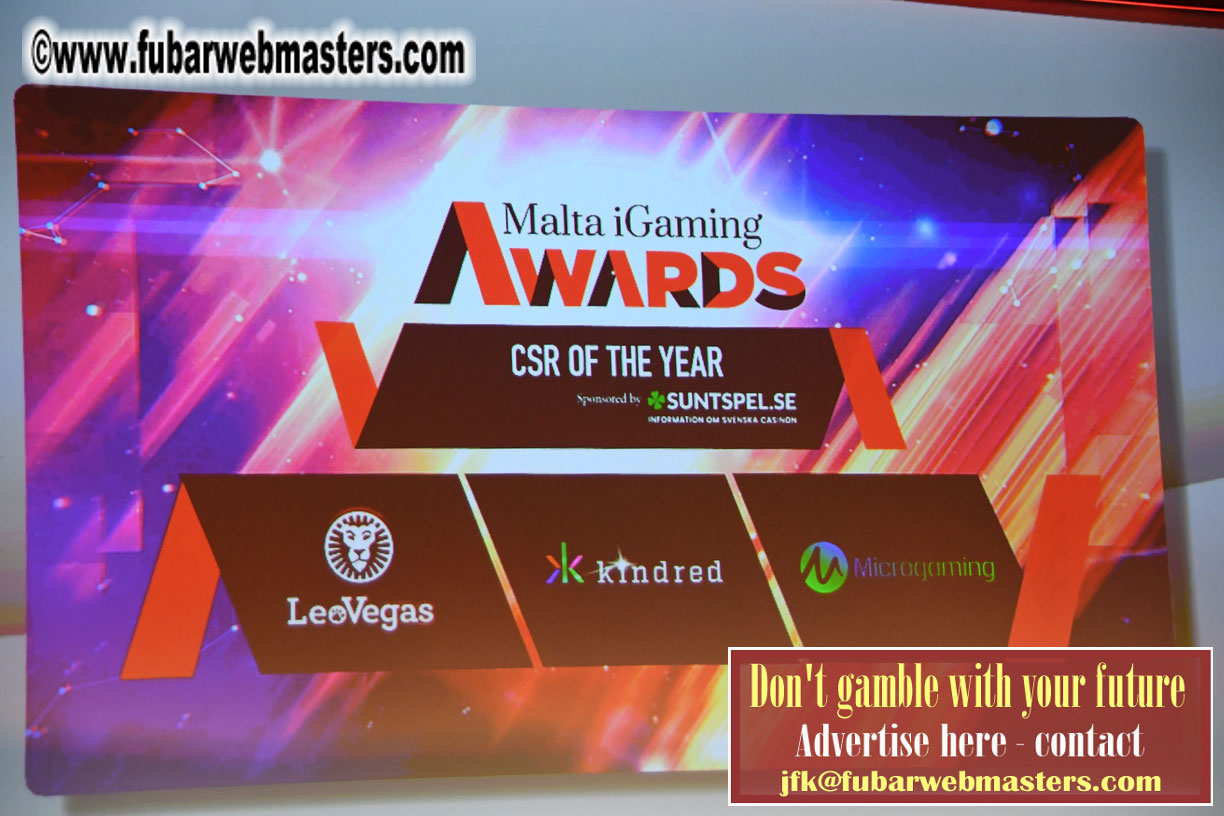 Malta IGaming Awards and Charity Auction