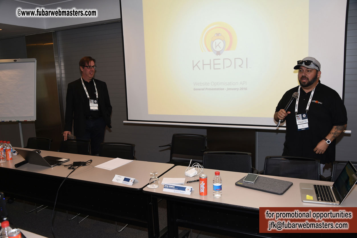 Seminars and Speed Networking