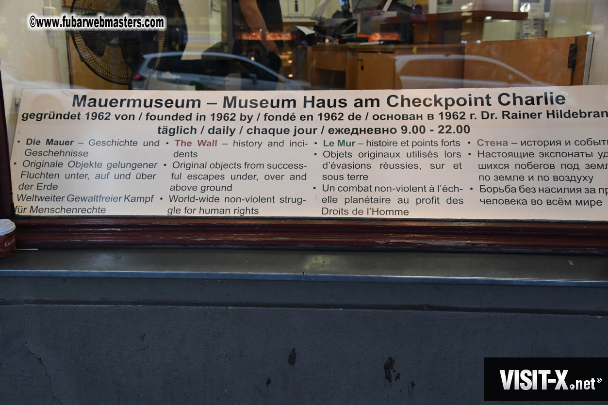 Visit to Check Point Charlie