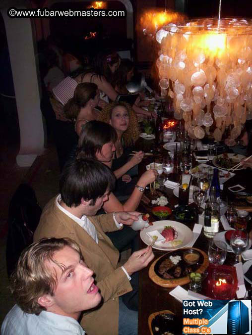 Sushi night at the Geisha House