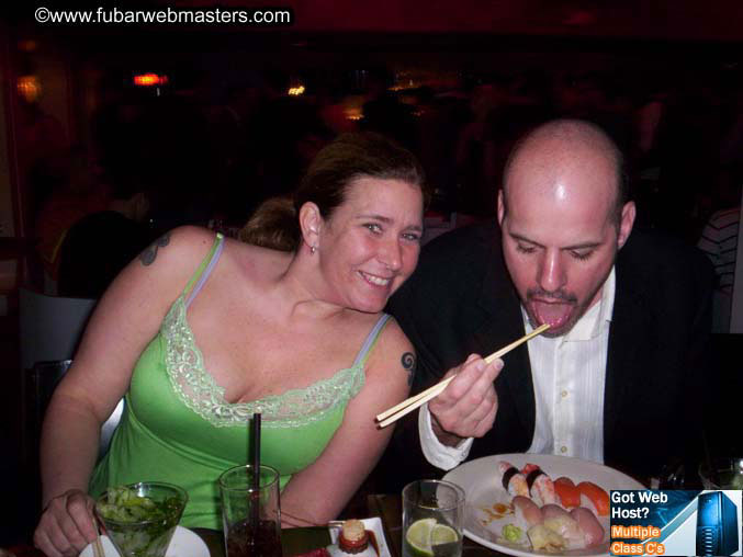 Sushi night at the Geisha House