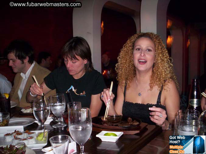 Sushi night at the Geisha House