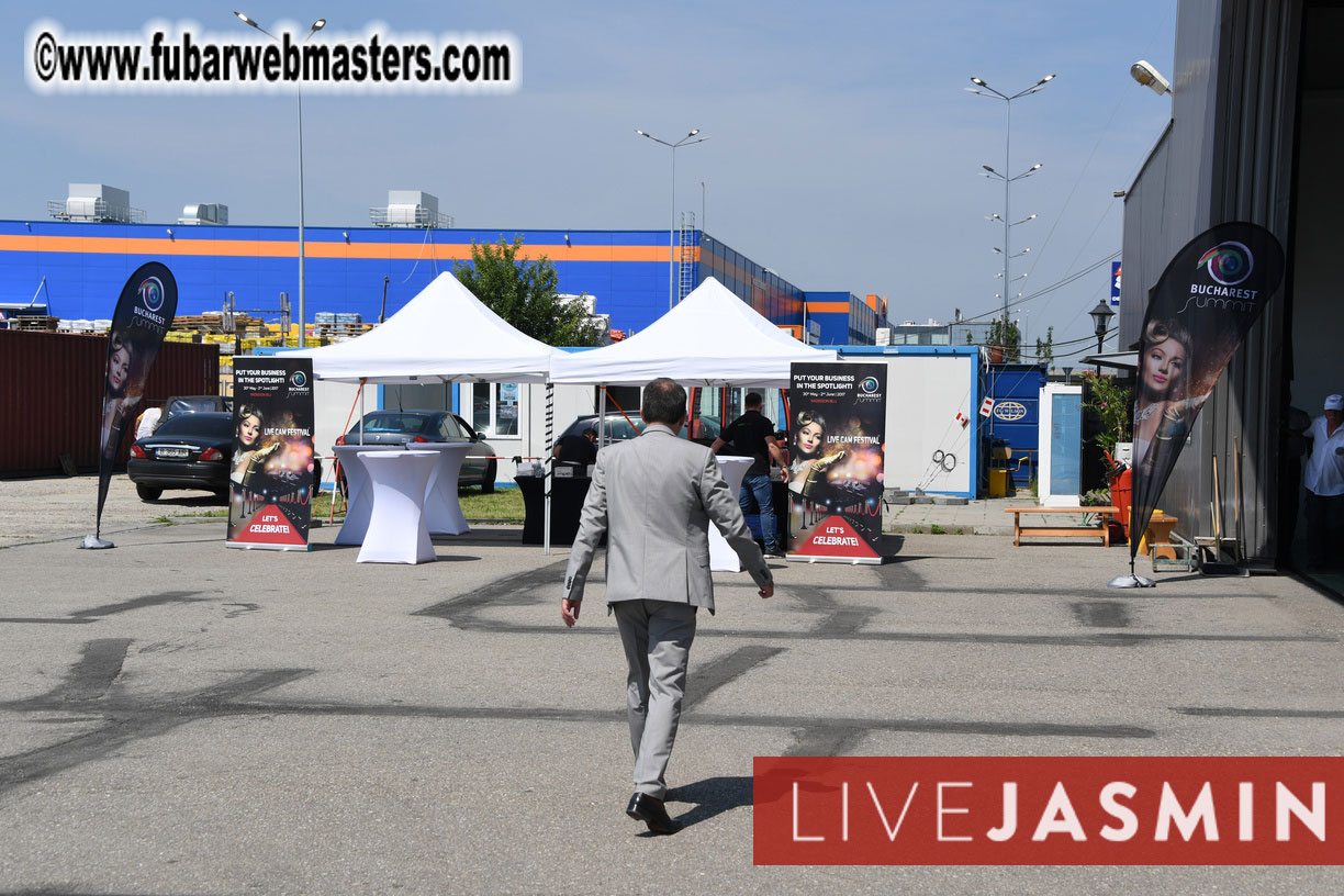 Helicopter Cross Flight over Bucharest