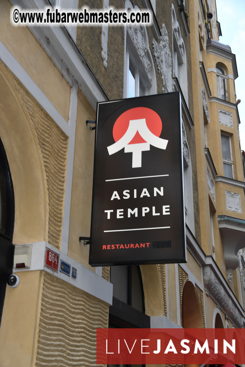 Dinner at Asian Temple