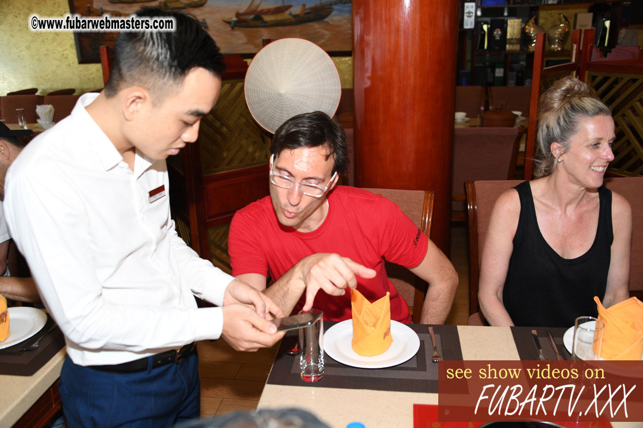 Lunch at Cua Vang Restaurant