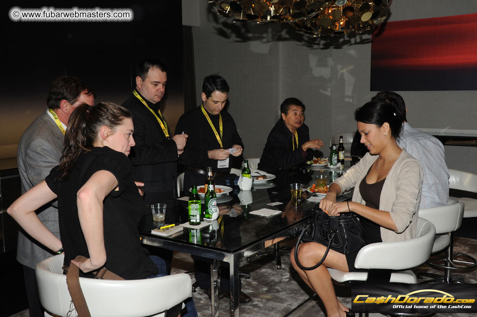 Cocktails in the Top Bucks Suite