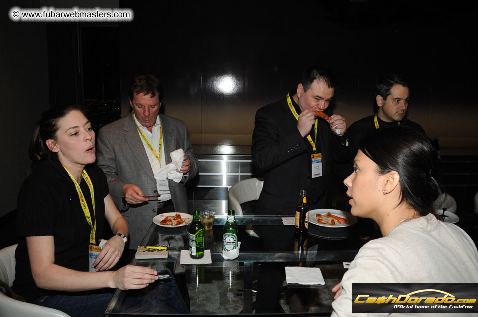 Cocktails in the Top Bucks Suite