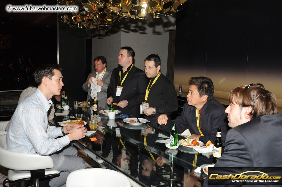 Cocktails in the Top Bucks Suite