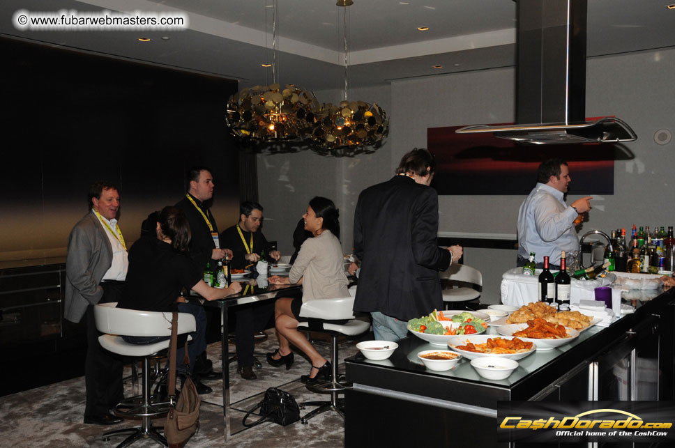 Cocktails in the Top Bucks Suite