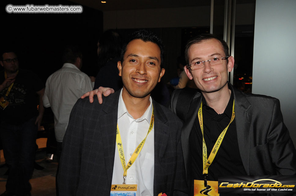 Cocktails in the Top Bucks Suite