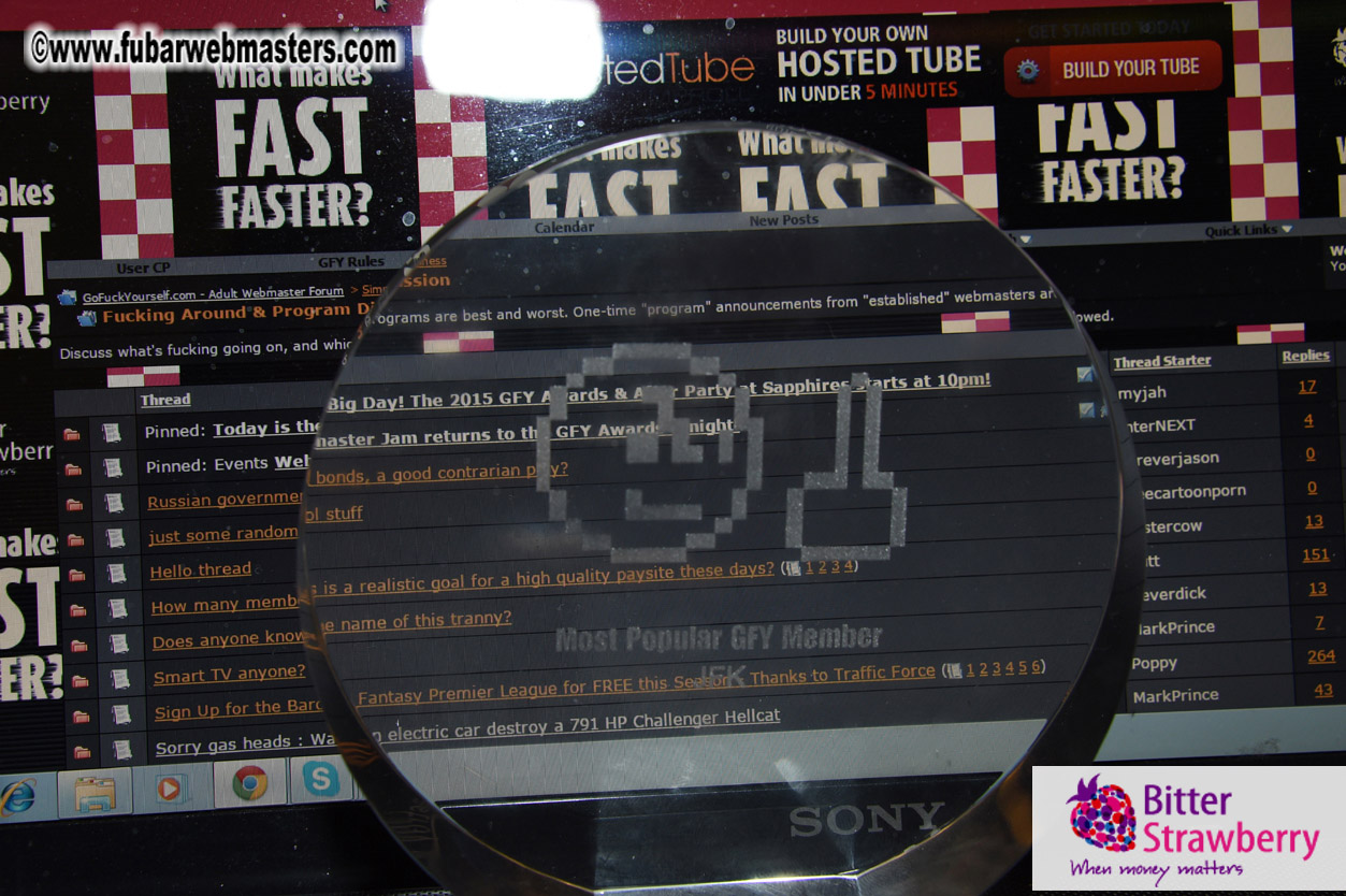 GFY Awards/Party & WebCamWiz Draw