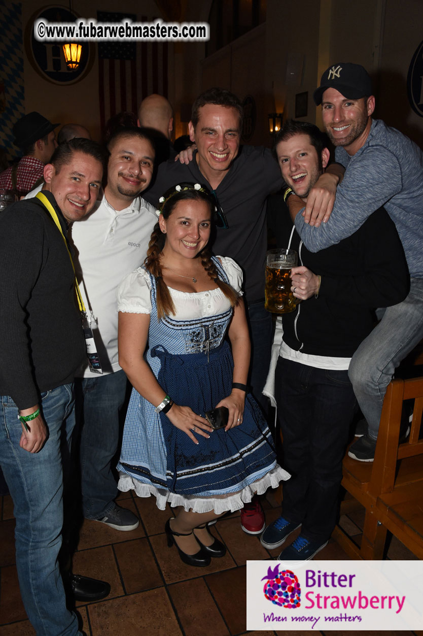 Oktoberfest dinner at the Hofbr?ñuhaus