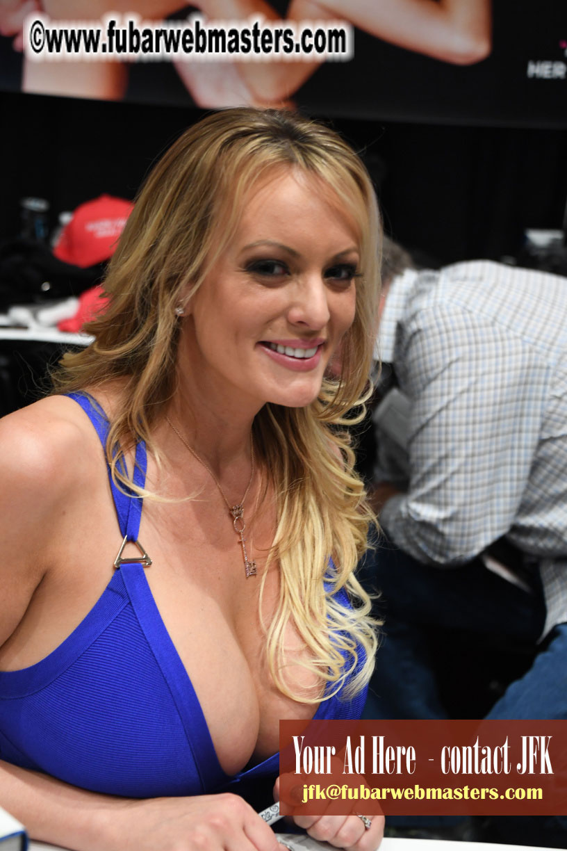 Signing with Stormy Daniels