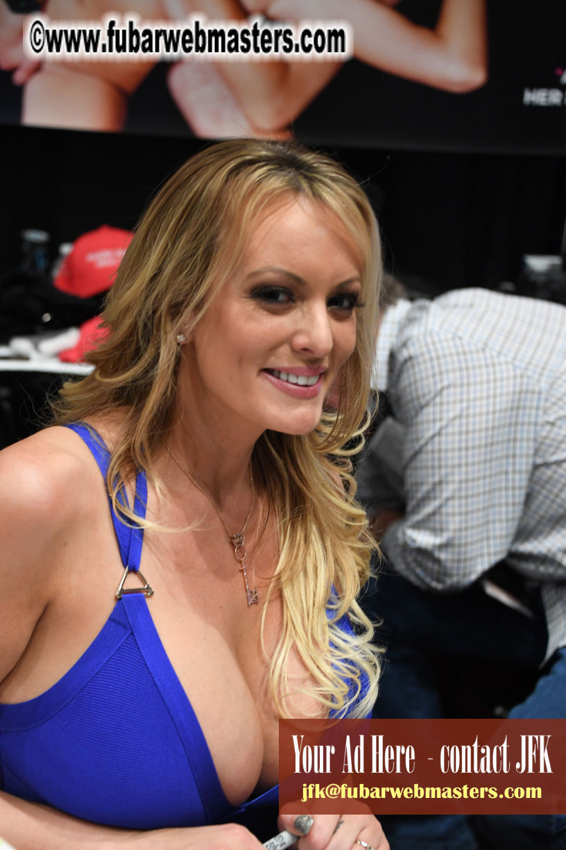 Signing with Stormy Daniels
