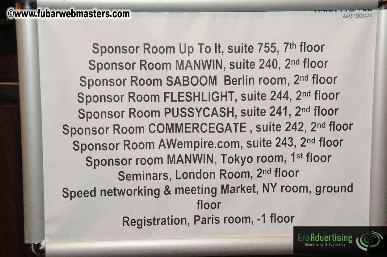 Arrivals, Registration and the Show