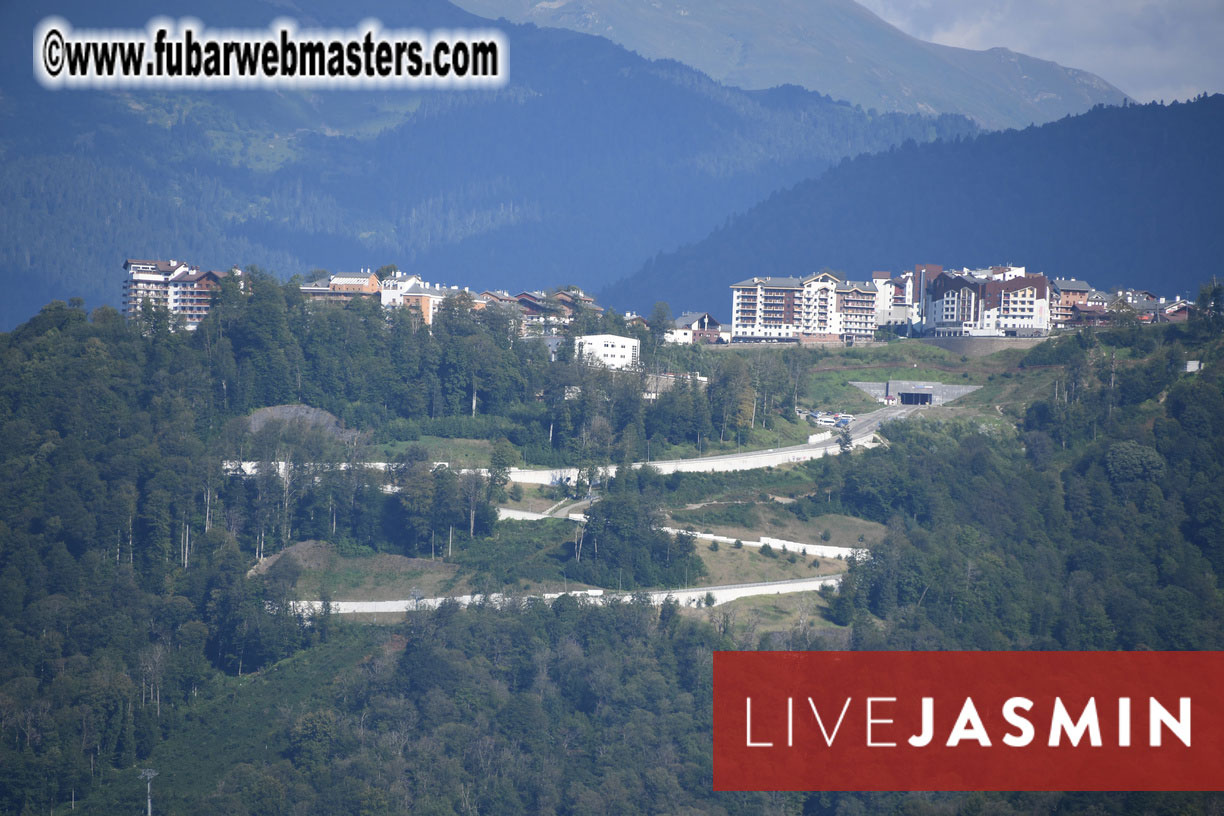 The Hotel and surrounding area