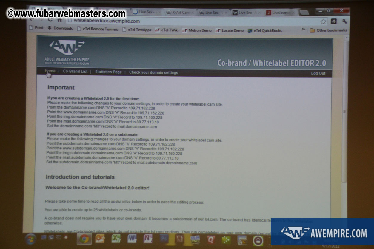 AWE 'How to Suceed with Live Interactive Content' 