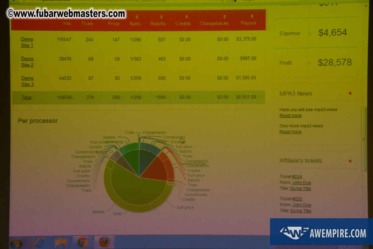 World Premiere Demo - Mansion Productions' MPA3 v5