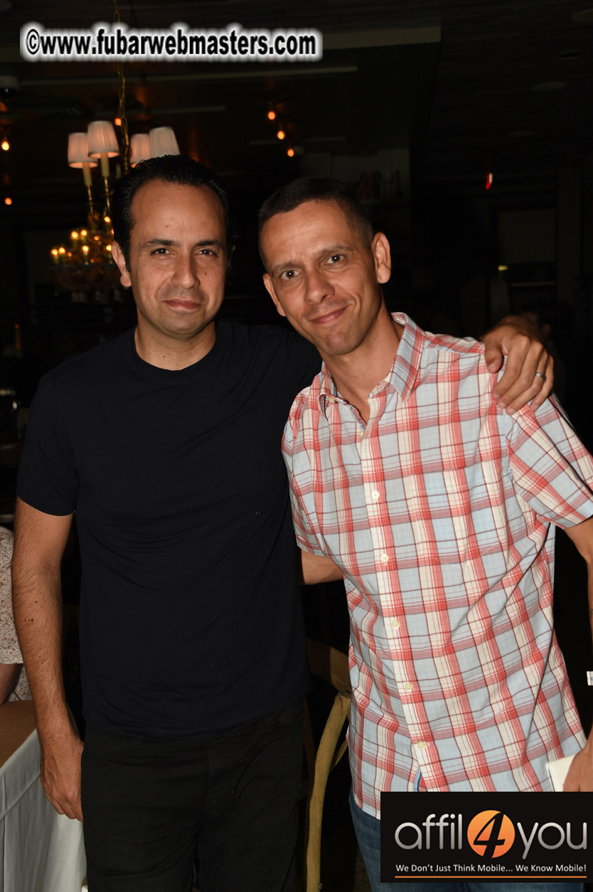 Sponsor Dinner at Cleo