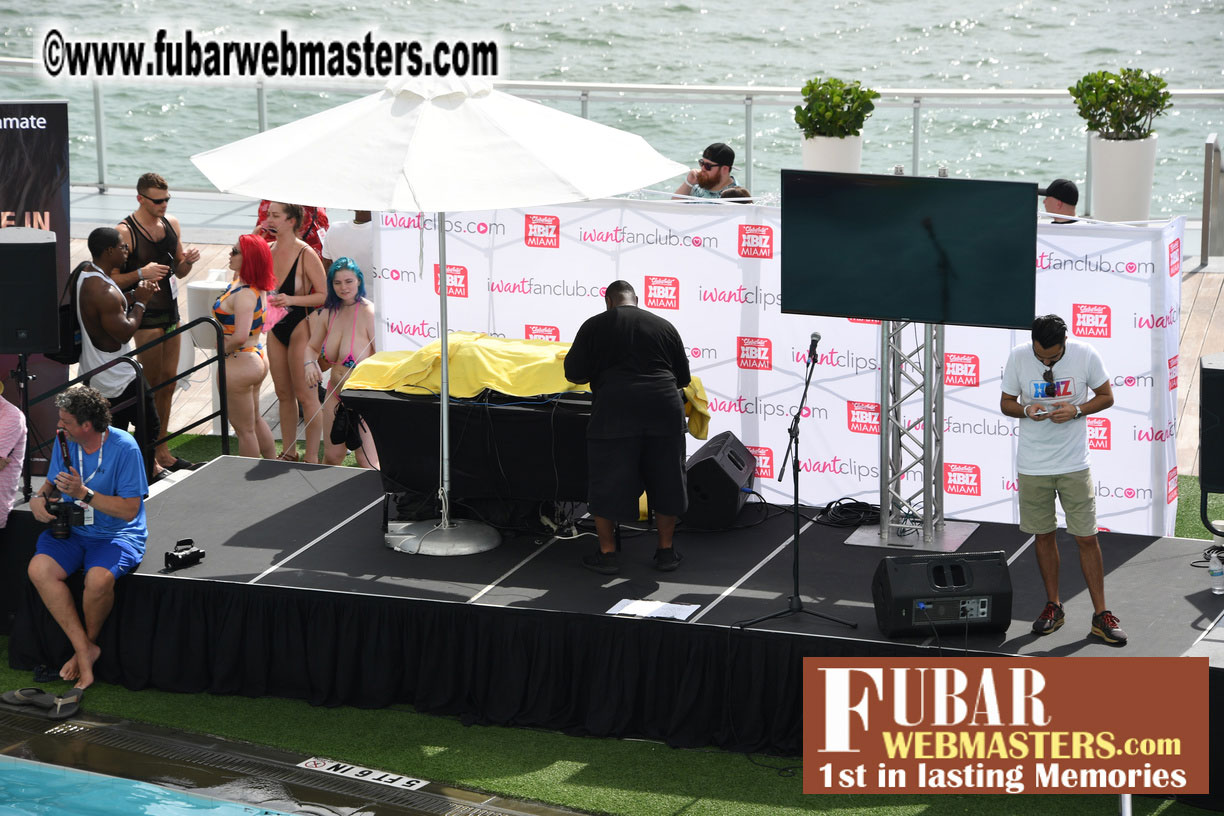 XBIZ Miami Topless Pool Party