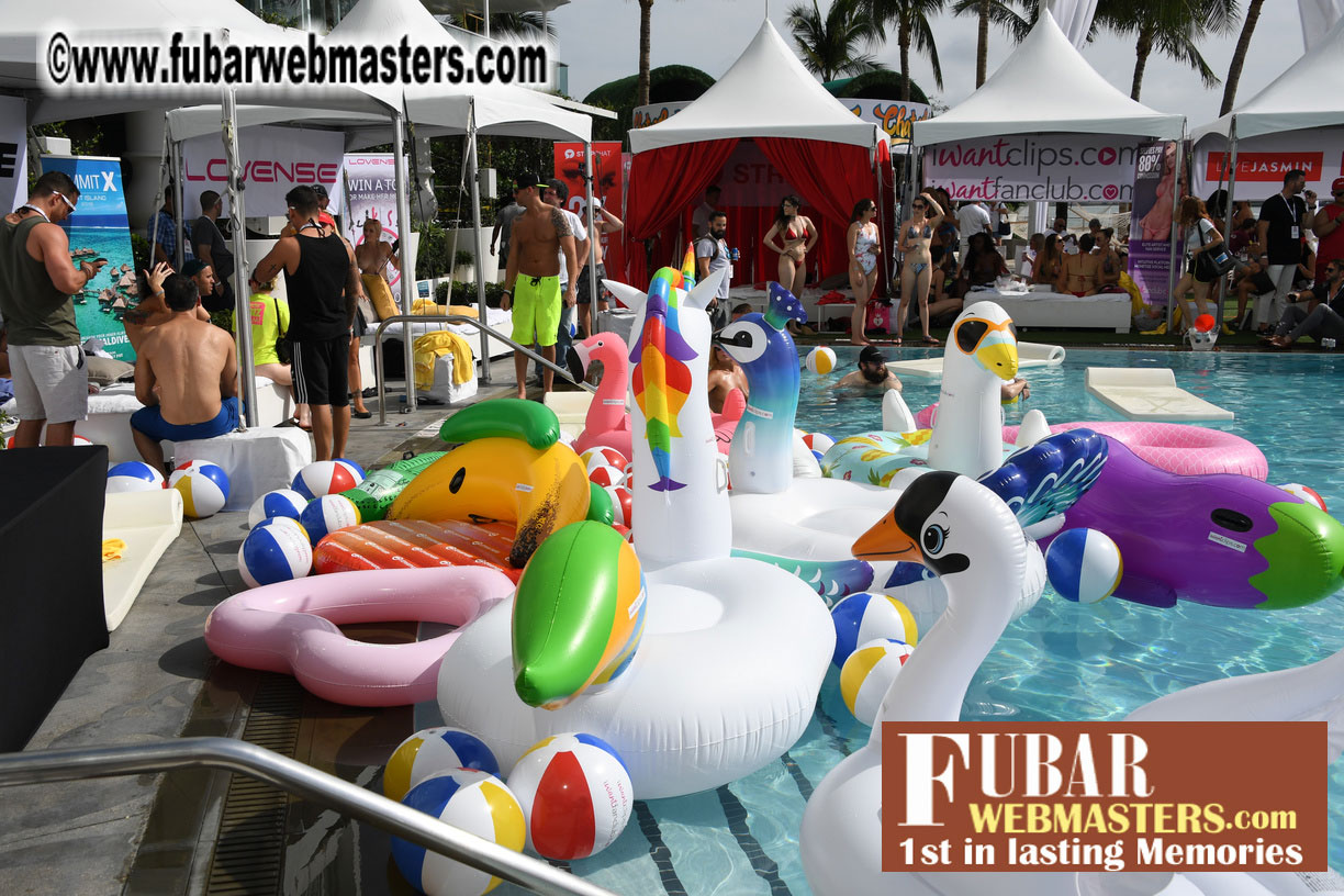 XBIZ Miami Topless Pool Party