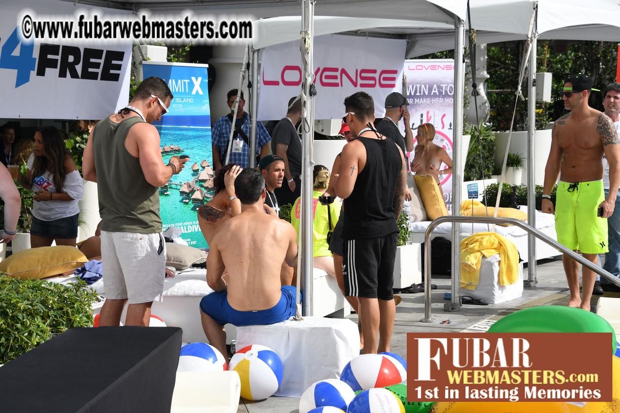 XBIZ Miami Topless Pool Party