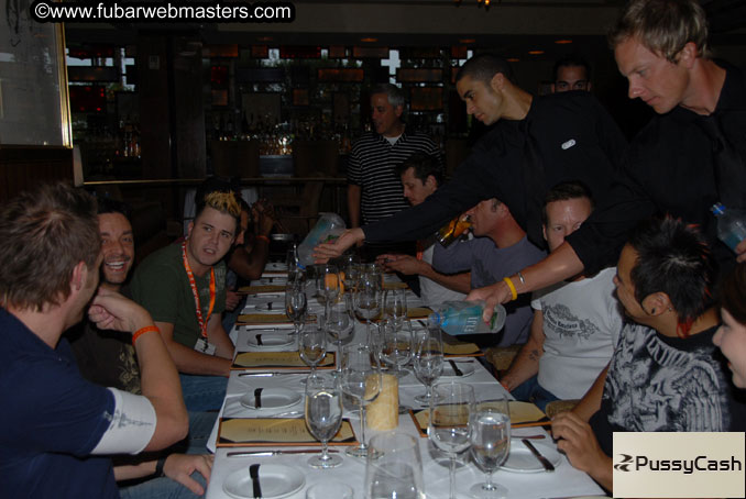 Sponsors Dinner at AJ's Steak House