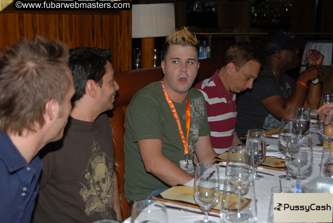 Sponsors Dinner at AJ's Steak House