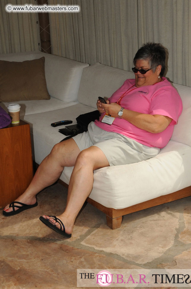 Cabanas and poolside