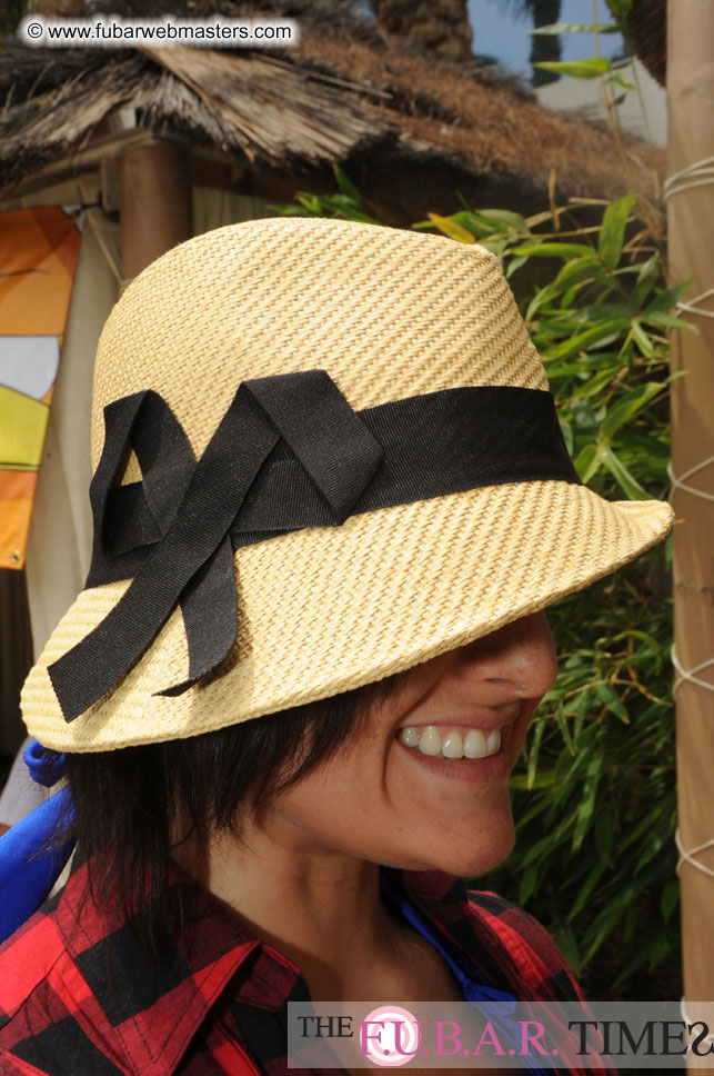 Cabanas and poolside