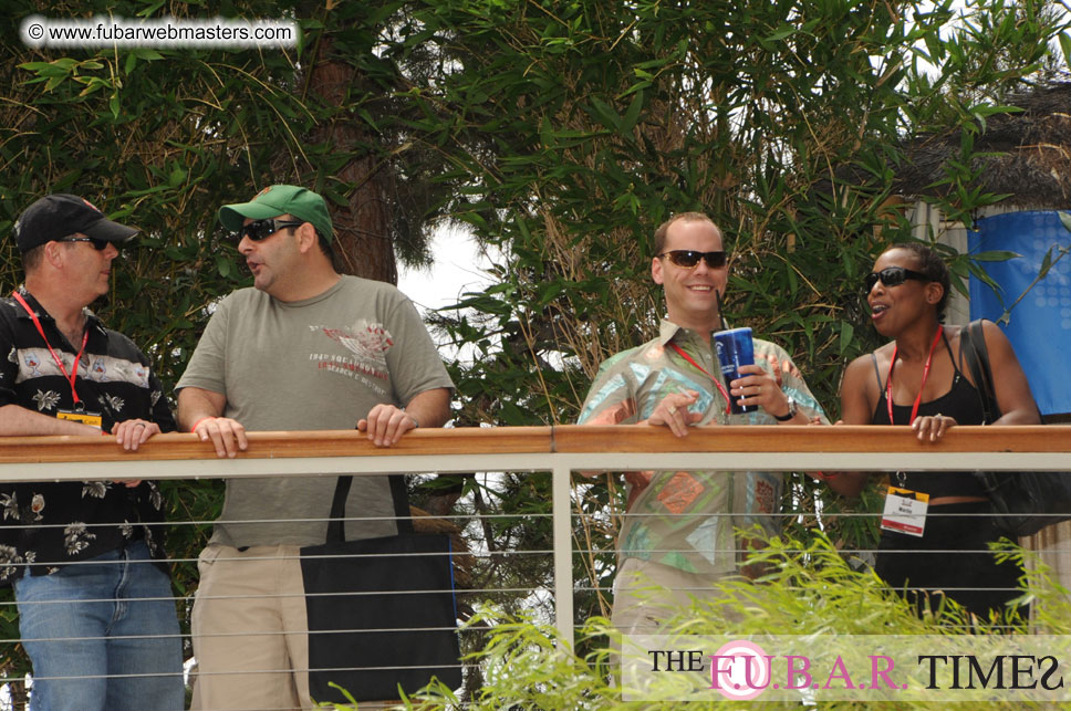 Cabanas and poolside