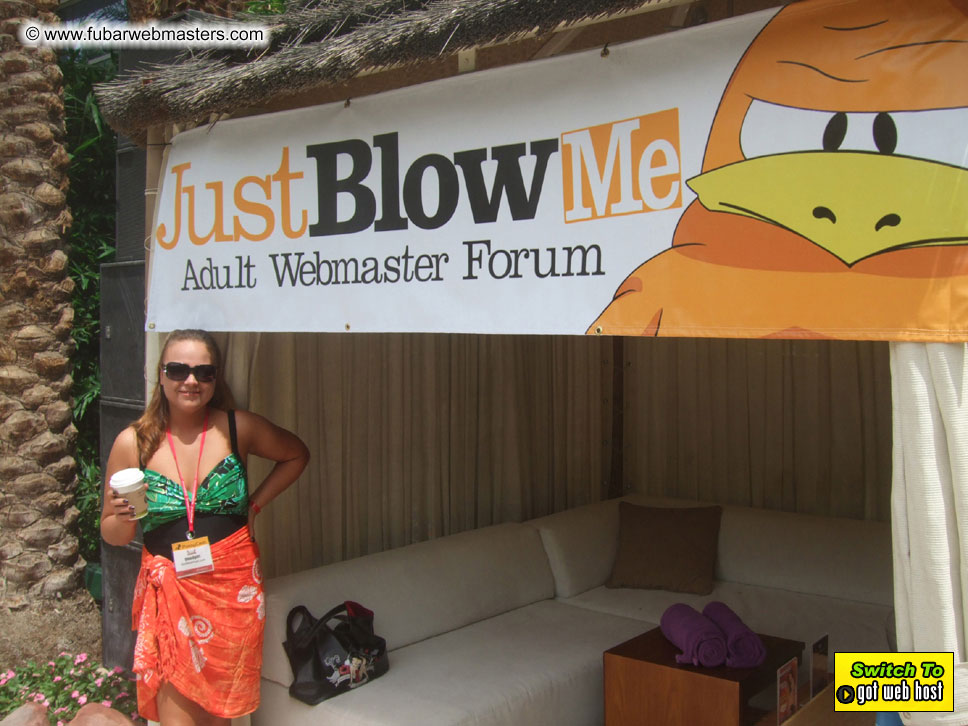 Cabanas and poolside